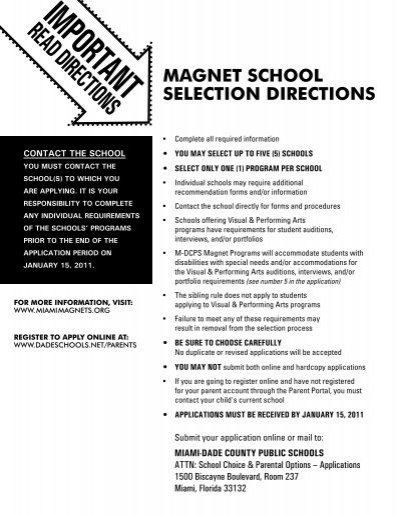 magnet schools application